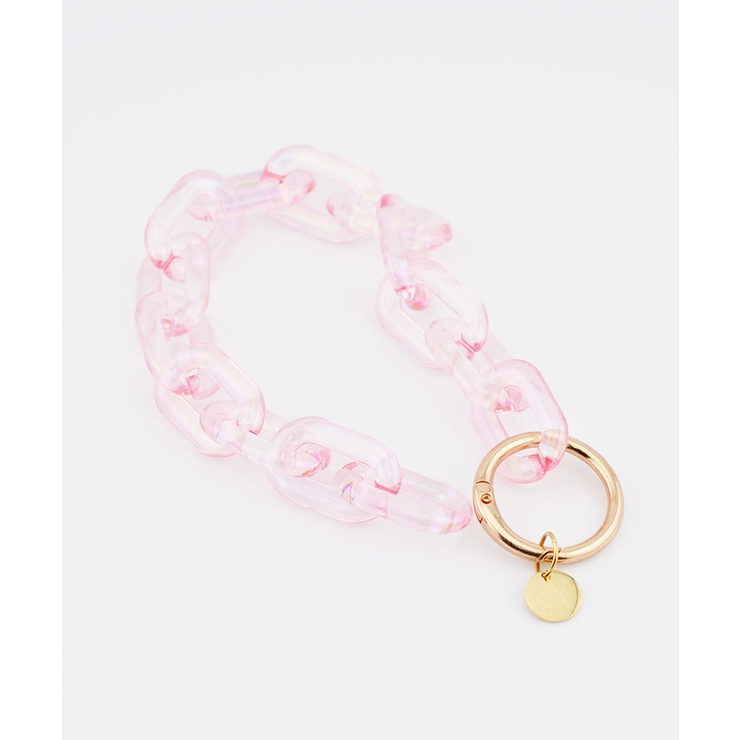 Aurora Pink | Aurora Ellipse Chain Wrist Strap | earyear