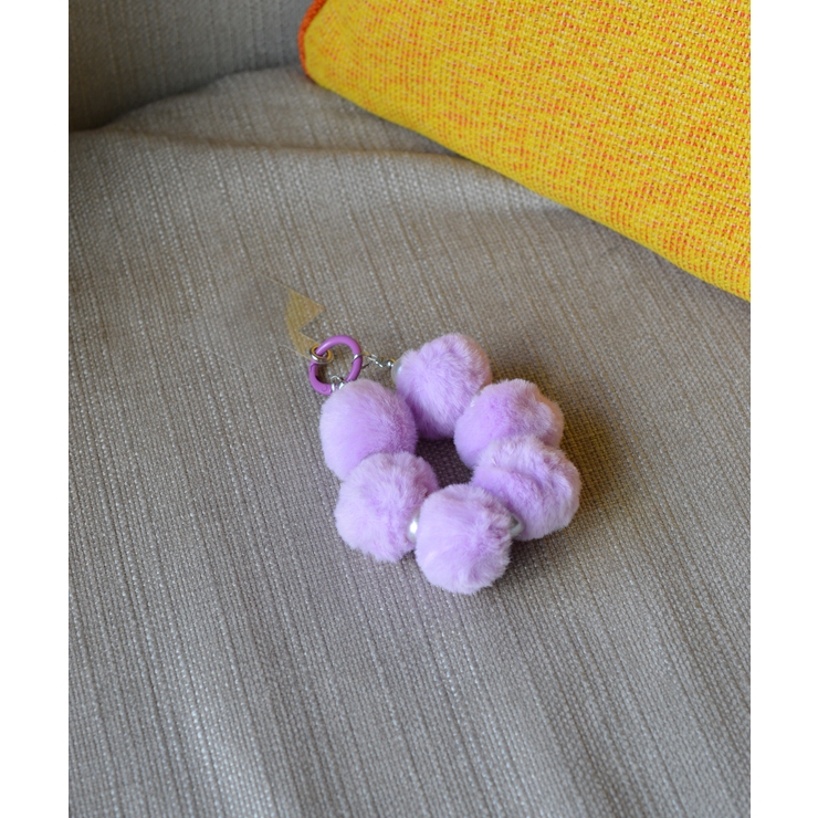 Marshmallow Pom Ball Wrist Strap | earyear | 詳細画像13 