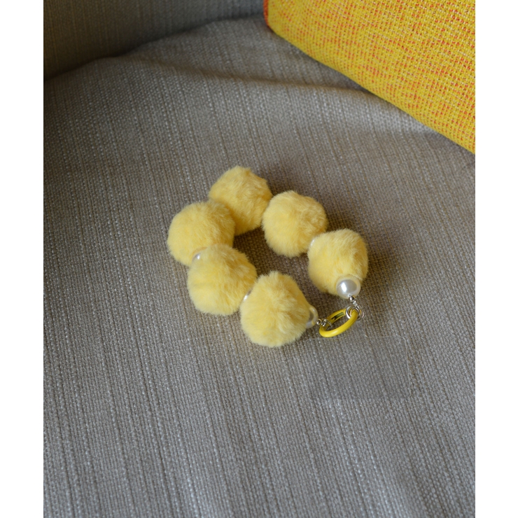 Marshmallow Pom Ball Wrist Strap | earyear | 詳細画像7 