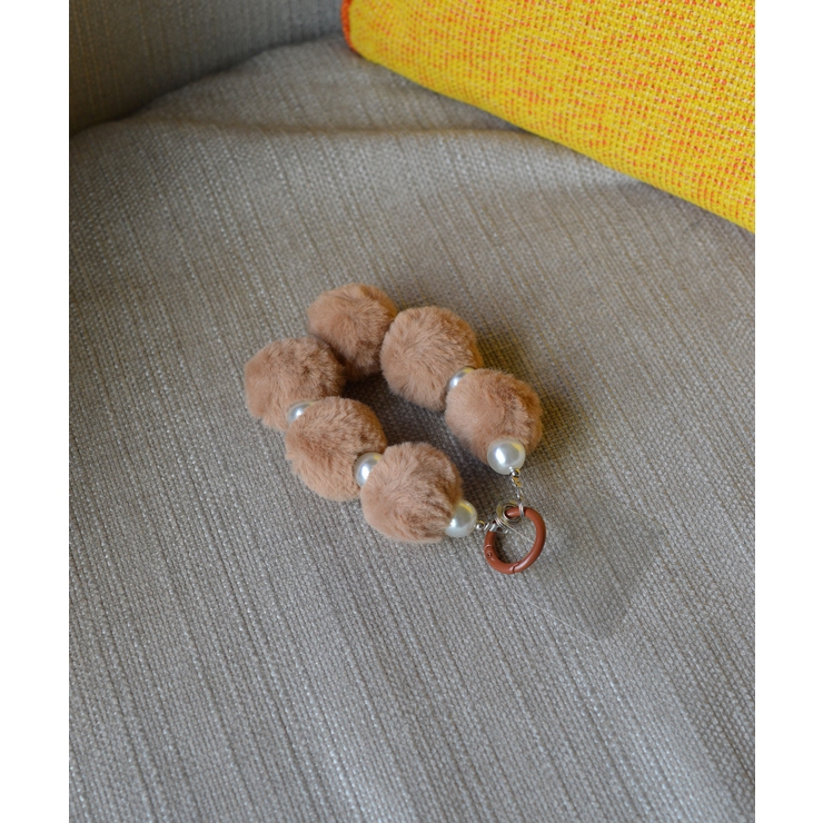 Marshmallow Pom Ball Wrist Strap | earyear | 詳細画像9 