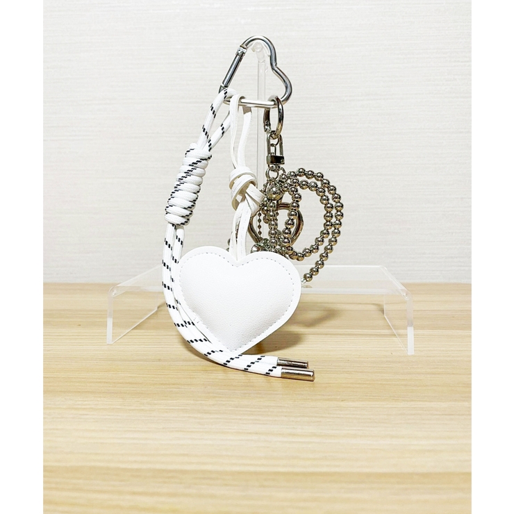 ホワイト | Pop’n Heart Key Charm | earyear