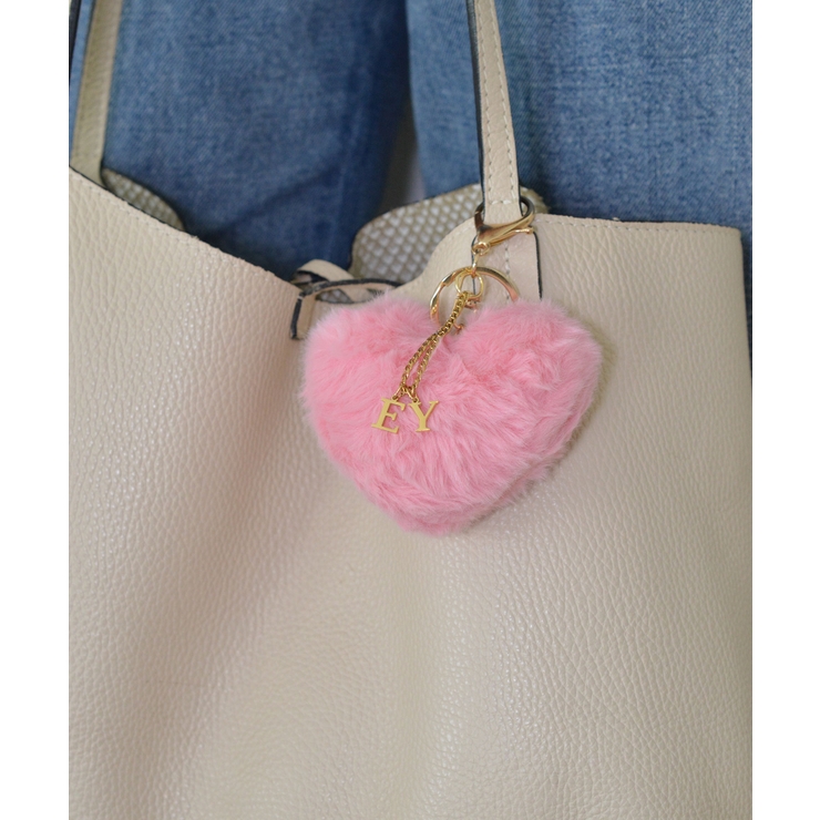Heart Bomb Fur Key Charm | earyear | 詳細画像19 