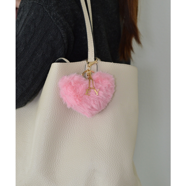 Heart Bomb Fur Key Charm | earyear | 詳細画像20 