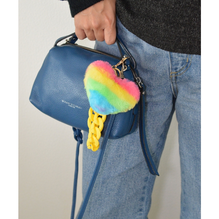 Rainbow Heart Charm & Chain Wrist Strap | earyear | 詳細画像9 