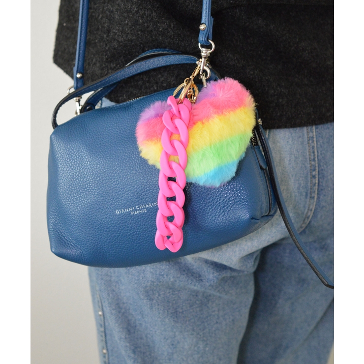 Rainbow Heart Charm & Chain Wrist Strap | earyear | 詳細画像10 