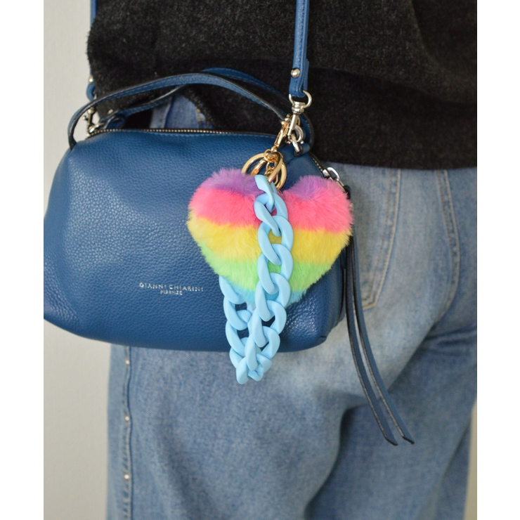 Rainbow Heart Charm & Chain Wrist Strap | earyear | 詳細画像18 