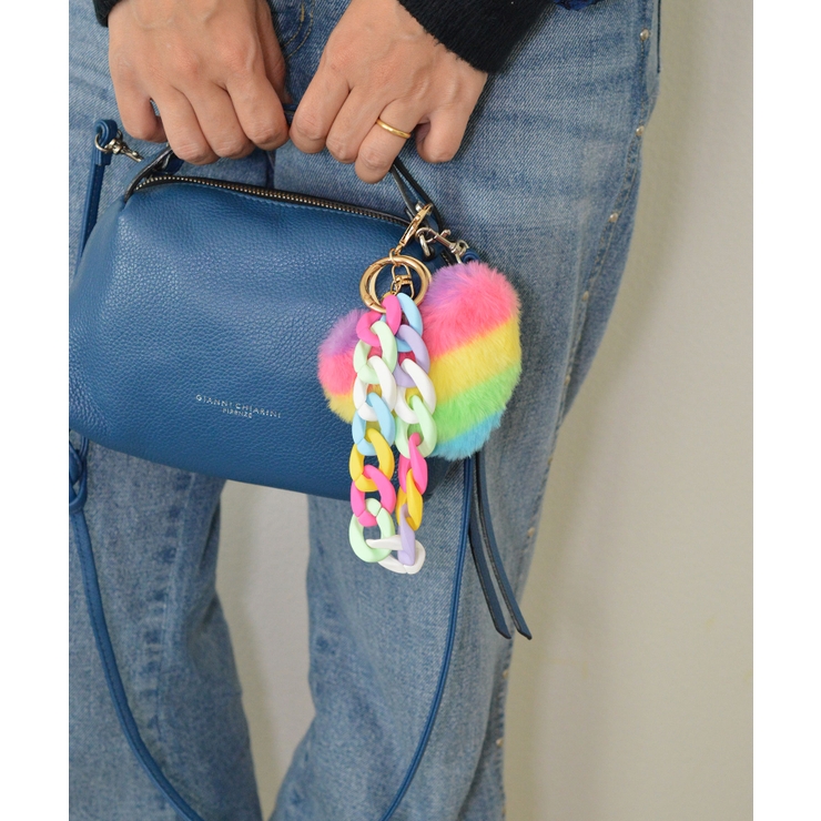 Rainbow Heart Charm & Chain Wrist Strap | earyear | 詳細画像22 