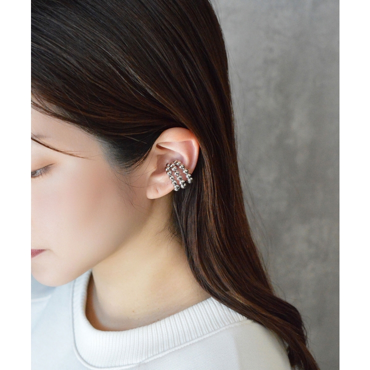 デザインフープ片耳イヤーカフ（ボリュームデザイン） | earyear | 詳細画像1 