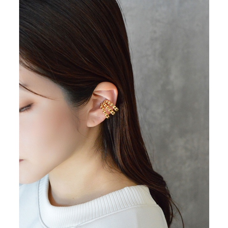 デザインフープ片耳イヤーカフ（ボリュームデザイン） | earyear | 詳細画像5 