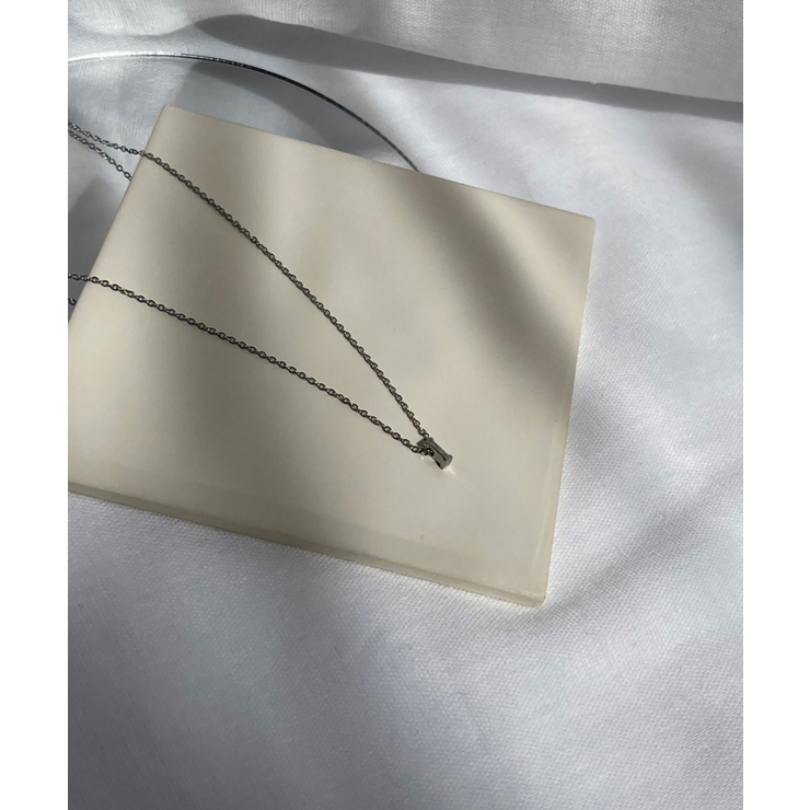 イニシャルチャーム ネックレス Stainless 316L | earyear | 詳細画像10 