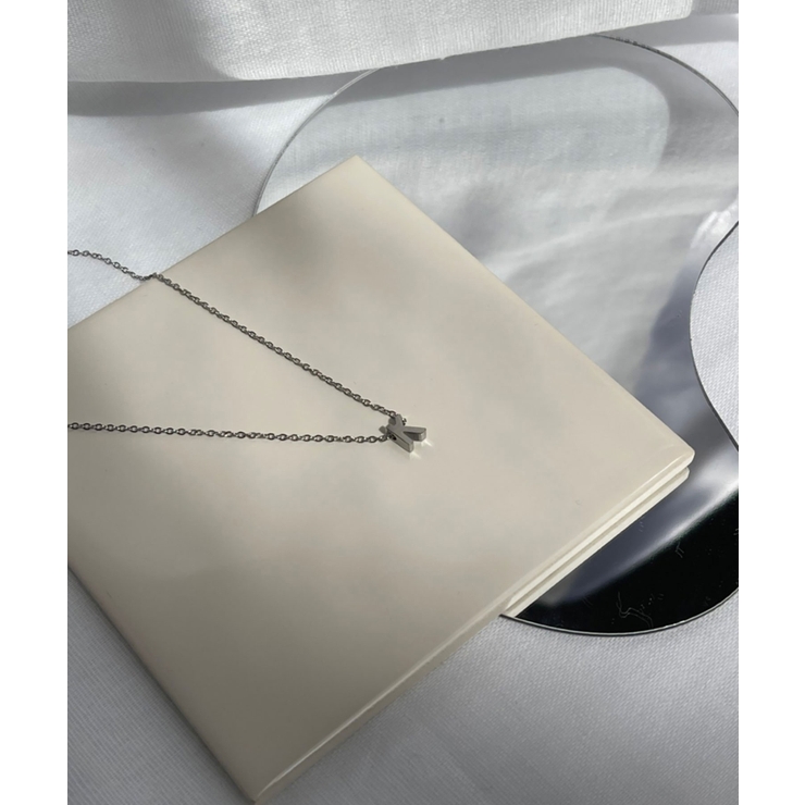 イニシャルチャーム ネックレス Stainless 316L | earyear | 詳細画像12 