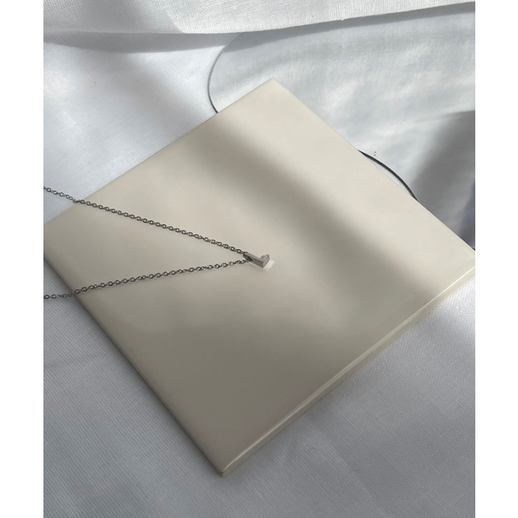 イニシャルチャーム ネックレス Stainless 316L | earyear | 詳細画像13 