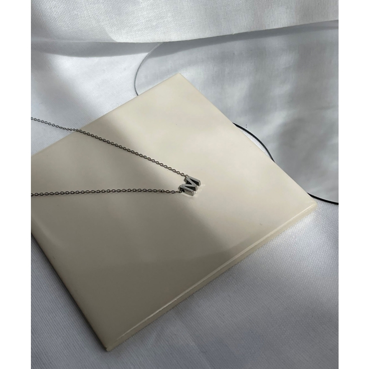 イニシャルチャーム ネックレス Stainless 316L | earyear | 詳細画像14 