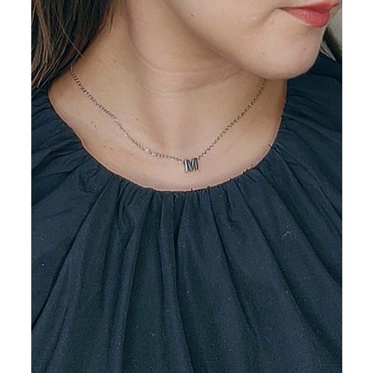 イニシャルチャーム ネックレス Stainless 316L | earyear | 詳細画像15 