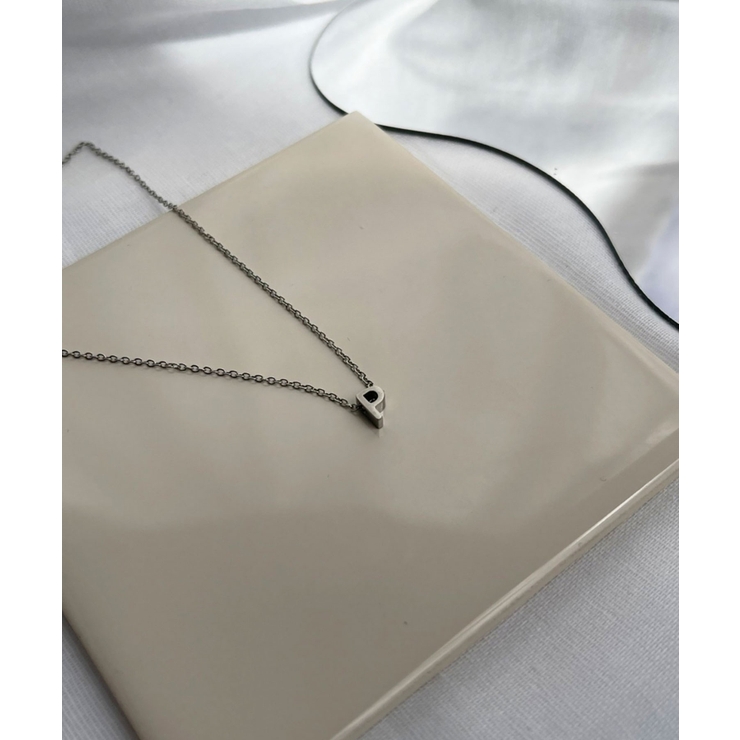 イニシャルチャーム ネックレス Stainless 316L | earyear | 詳細画像18 