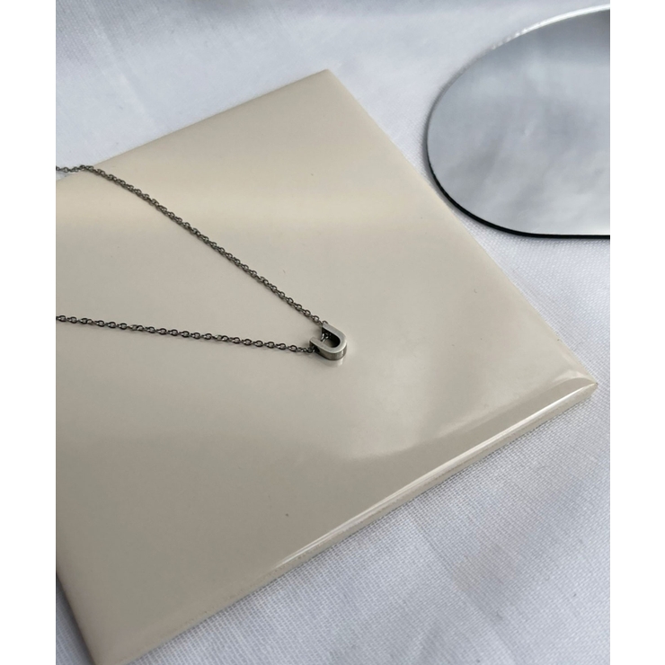 イニシャルチャーム ネックレス Stainless 316L | earyear | 詳細画像23 