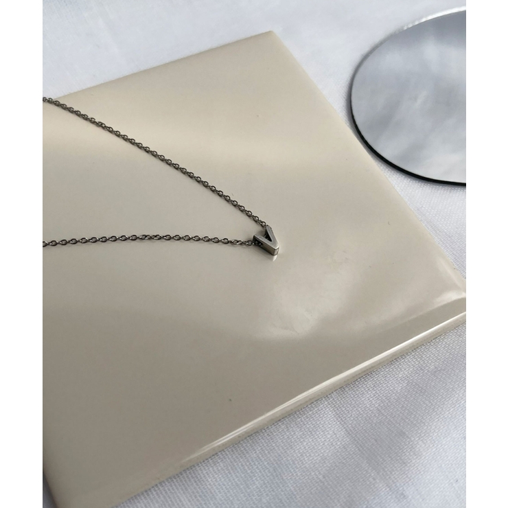 イニシャルチャーム ネックレス Stainless 316L | earyear | 詳細画像24 