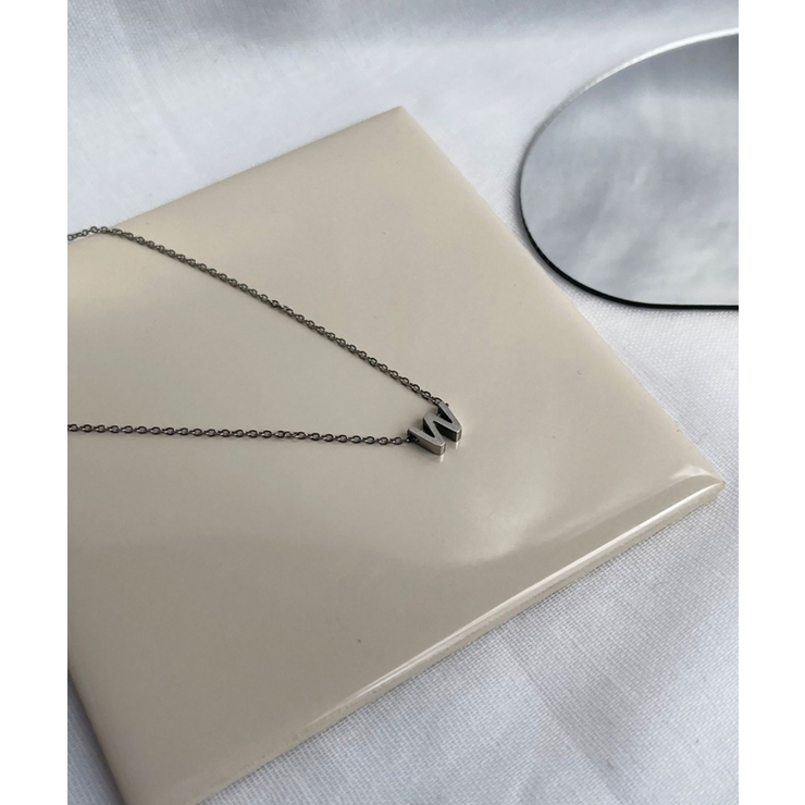 イニシャルチャーム ネックレス Stainless 316L | earyear | 詳細画像25 