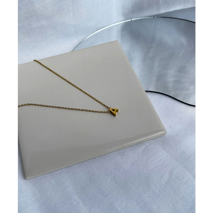 イニシャルチャーム ネックレス Stainless 316L | earyear | 詳細画像29 