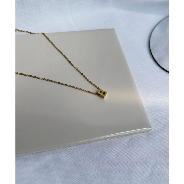 イニシャルチャーム ネックレス Stainless 316L | earyear | 詳細画像31 