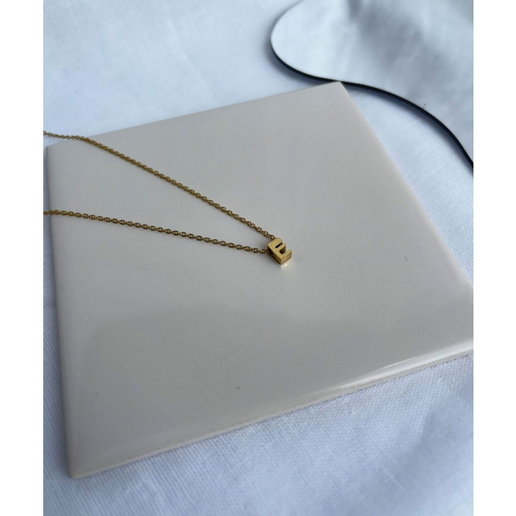 イニシャルチャーム ネックレス Stainless 316L | earyear | 詳細画像34 