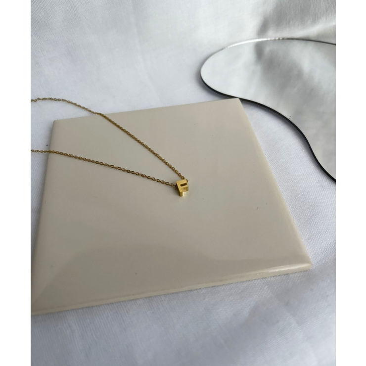 イニシャルチャーム ネックレス Stainless 316L | earyear | 詳細画像35 