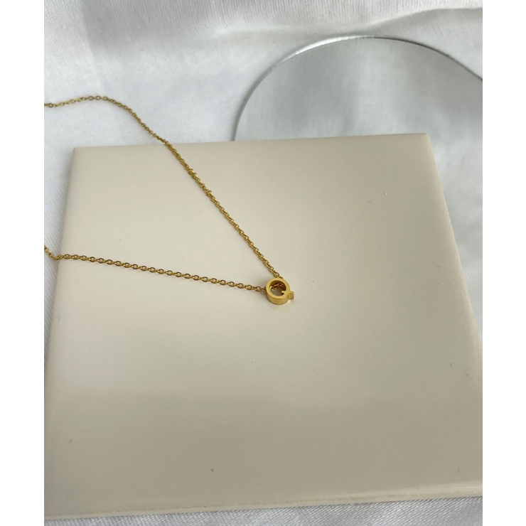 イニシャルチャーム ネックレス Stainless 316L | earyear | 詳細画像46 