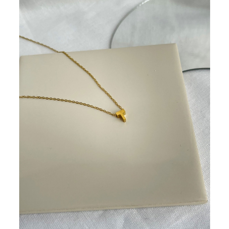 イニシャルチャーム ネックレス Stainless 316L | earyear | 詳細画像49 