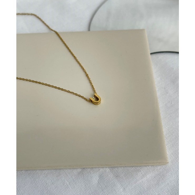 イニシャルチャーム ネックレス Stainless 316L | earyear | 詳細画像50 