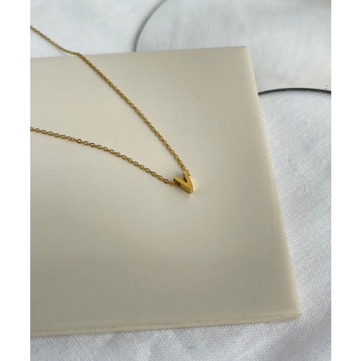 イニシャルチャーム ネックレス Stainless 316L | earyear | 詳細画像51 