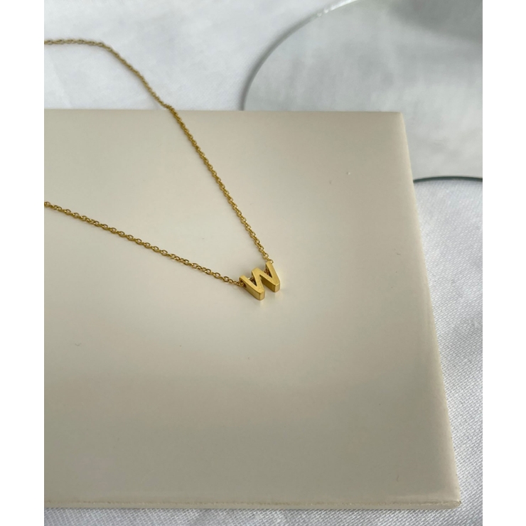 イニシャルチャーム ネックレス Stainless 316L | earyear | 詳細画像52 