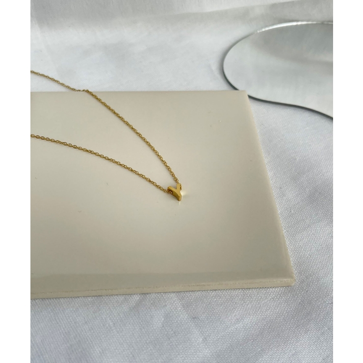 イニシャルチャーム ネックレス Stainless 316L | earyear | 詳細画像54 