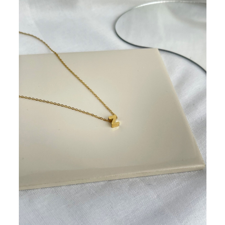 イニシャルチャーム ネックレス Stainless 316L | earyear | 詳細画像56 