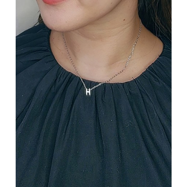 イニシャルチャーム ネックレス Stainless 316L | earyear | 詳細画像9 