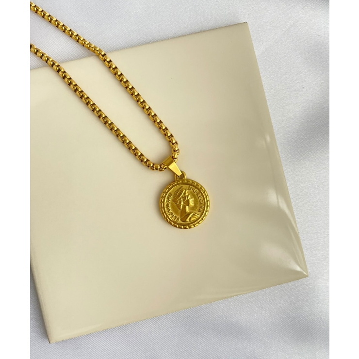 ゴールド | エリザベスコインネックレス(UNISEX) | earyear