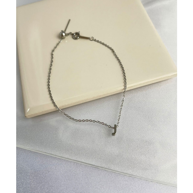 イニシャルチャームブレスレット Stainless 316L | earyear | 詳細画像10 