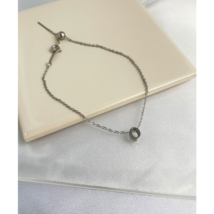 イニシャルチャームブレスレット Stainless 316L | earyear | 詳細画像15 