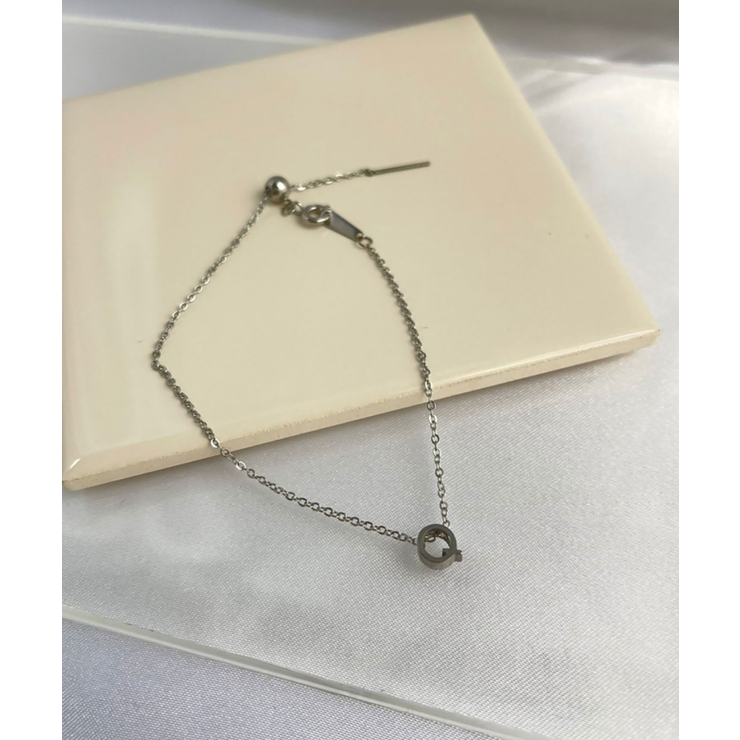 イニシャルチャームブレスレット Stainless 316L | earyear | 詳細画像17 