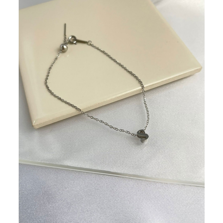 イニシャルチャームブレスレット Stainless 316L | earyear | 詳細画像19 