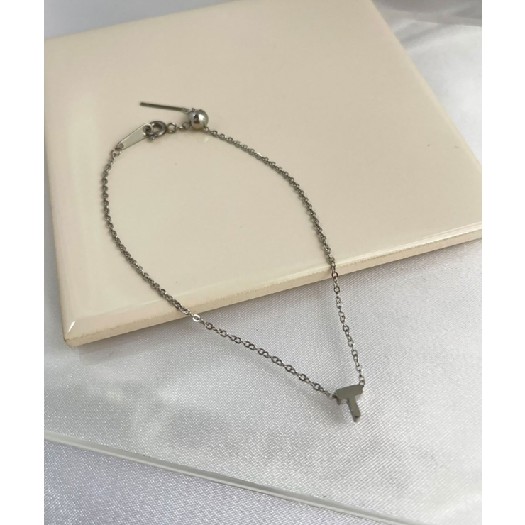 イニシャルチャームブレスレット Stainless 316L | earyear | 詳細画像20 