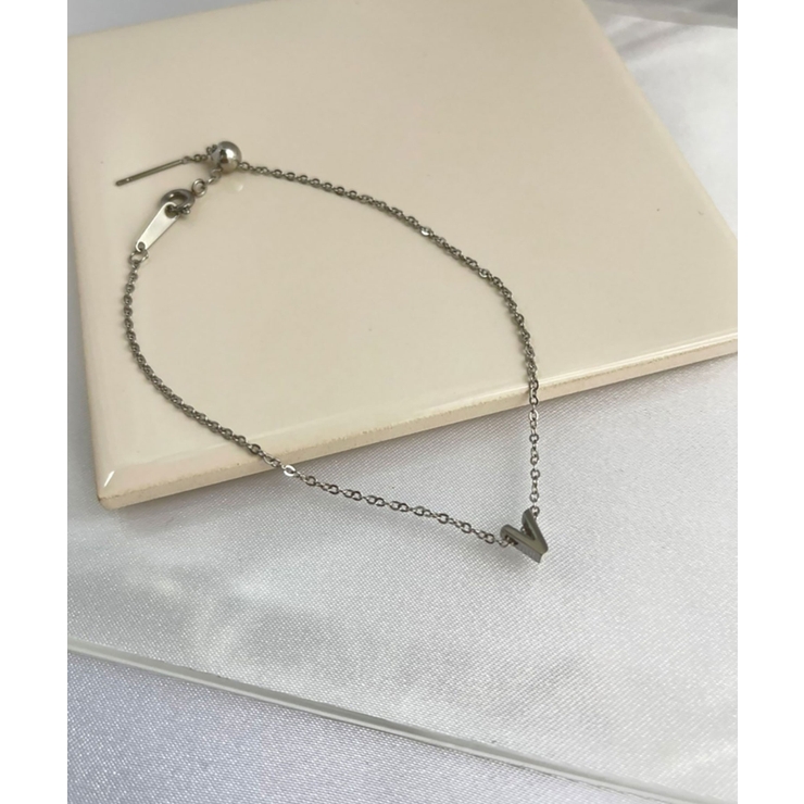 イニシャルチャームブレスレット Stainless 316L | earyear | 詳細画像22 