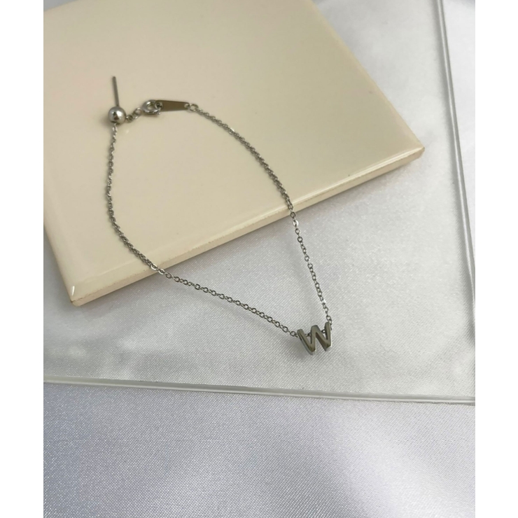 イニシャルチャームブレスレット Stainless 316L | earyear | 詳細画像23 