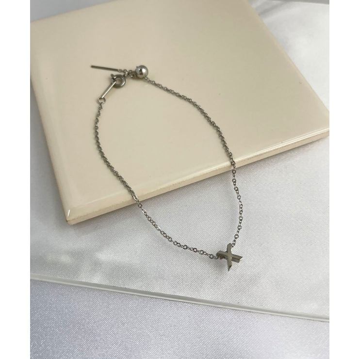 イニシャルチャームブレスレット Stainless 316L | earyear | 詳細画像24 