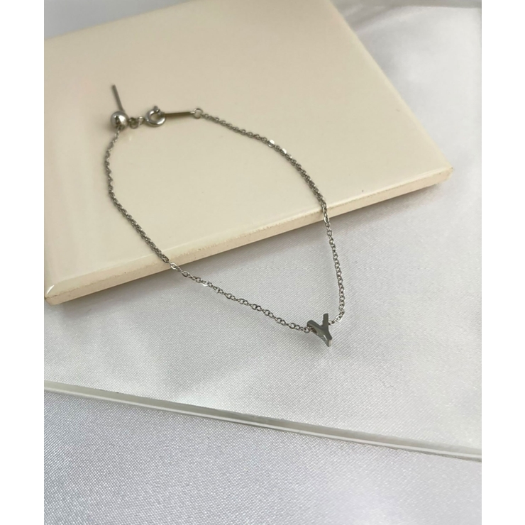 イニシャルチャームブレスレット Stainless 316L | earyear | 詳細画像25 