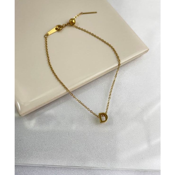 イニシャルチャームブレスレット Stainless 316L | earyear | 詳細画像30 