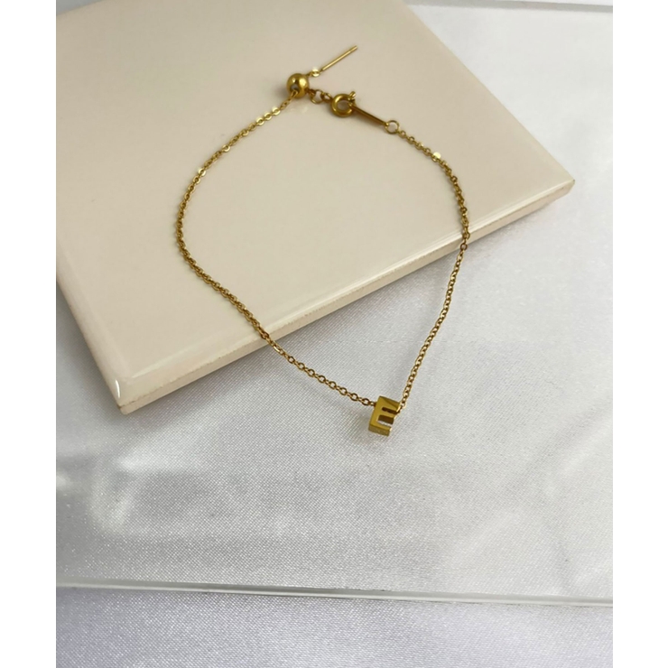 イニシャルチャームブレスレット Stainless 316L | earyear | 詳細画像31 