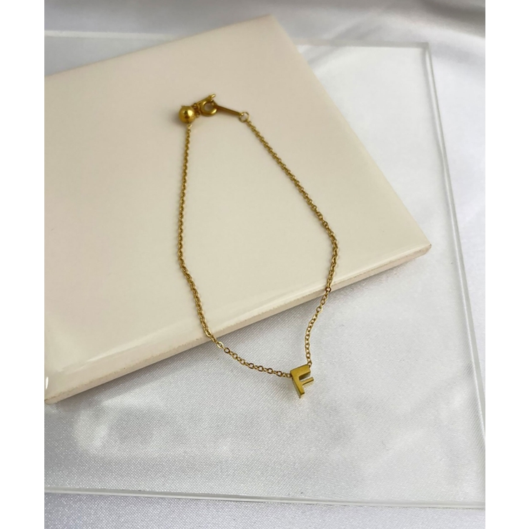 イニシャルチャームブレスレット Stainless 316L | earyear | 詳細画像32 