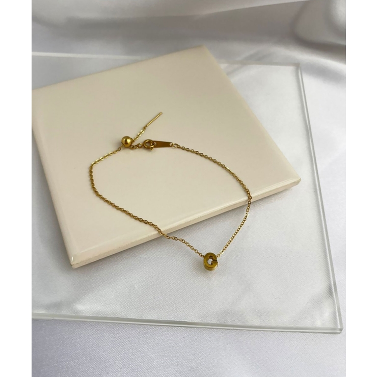 イニシャルチャームブレスレット Stainless 316L | earyear | 詳細画像33 