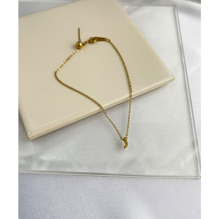 イニシャルチャームブレスレット Stainless 316L | earyear | 詳細画像36 