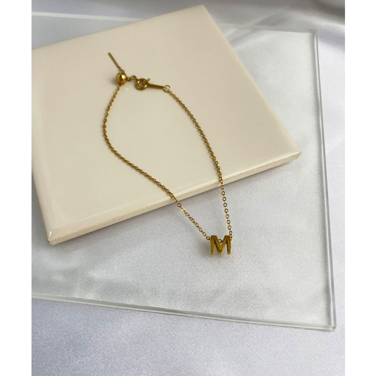 イニシャルチャームブレスレット Stainless 316L | earyear | 詳細画像39 